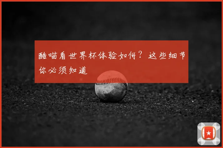 酷喵看世界杯体验如何？这些细节你必须知道